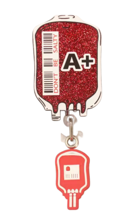 blood bag id holder