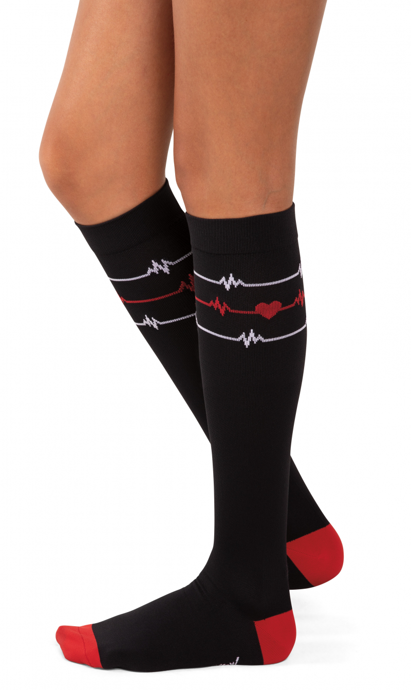 ekg compression sock